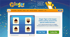 Desktop Screenshot of gingertiger.net